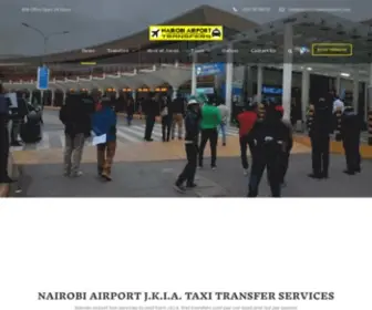 Nairobiairporttransfers.com(Nairobi airport taxi services JKIA yellow cabs transfers) Screenshot