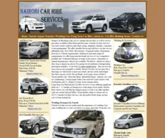Nairobicarhireservices.com(Hire Car in kenya) Screenshot