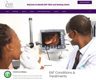 Nairobientclinic.com(The Best ENT Care) Screenshot