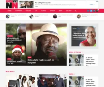 Nairobinews.co.ke(News,Gossip,Sports and Entertainment from Nairobi) Screenshot
