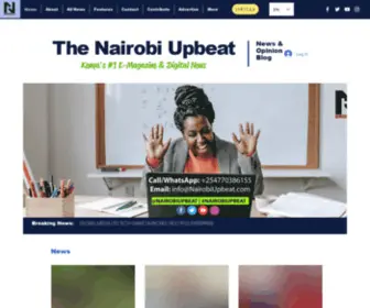 Nairobiupbeat.com(The Nairobi Upbeat) Screenshot