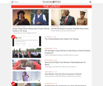 Nairobiwire.com(Nairobi Wire) Screenshot