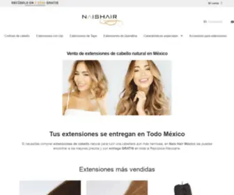 Naishair.com.mx(Extensiones) Screenshot