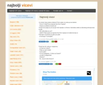 NajBoljivicevi.com(Najbolji vicevi) Screenshot