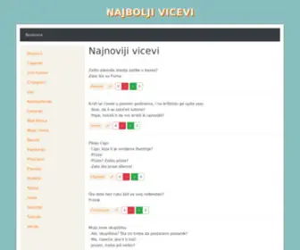 NajBoljivicevi.rs(Najbolji vicevi) Screenshot