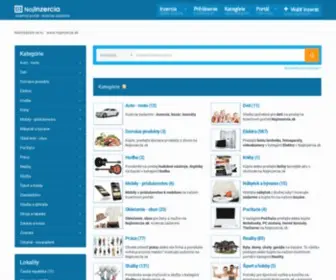 Najinzercia.sk(Inzercia zadarmo s možnosťou vkladania fotografii a videa do inzerátu. Prehľadné kategórie) Screenshot