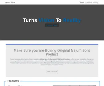 Najumsons.com(Najum & Sons) Screenshot