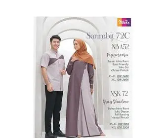 NajWacollection.com(Distributor busana muslim) Screenshot