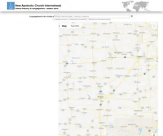 Nak-Adressbuch.de(Congregation search of the New Apostolic Church International) Screenshot