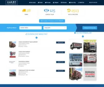 Nak81.com(Evden Eve Nakliyat Sitesi) Screenshot