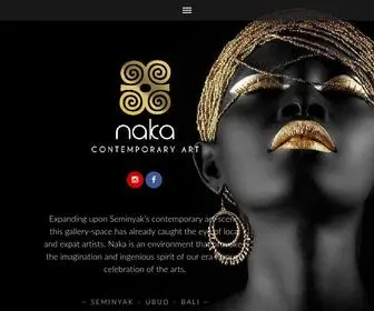 Nakacontemporaryart.com(Naka Contemporary & Vintage Art Gallery Seminyak) Screenshot