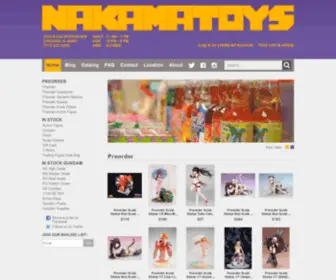 Nakamatoys.com(Nakama Toys) Screenshot