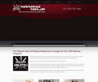 Nakanoninja.com(The Nakano Dojo of Ninjitsu Martial Arts) Screenshot