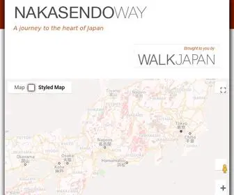 Nakasendoway.com(A journey to the heart of Japan) Screenshot