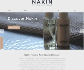 Nakinskincare.com(The UK's Best Natural Skincare) Screenshot