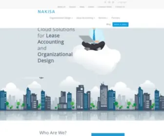 Nakisa.com(Finance, Real Estate, HR Software for Enterprises) Screenshot
