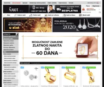 Nakit-Eshop.com.hr(Nakit, zaručničko prstenje, zlato, srebro, nehrđajući čelik i bižuterija) Screenshot