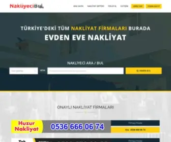 Nakliyecibul.net(Evden Eve Nakliyat Platformu ve Nakliye Defteri) Screenshot