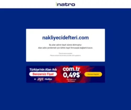 Nakliyecidefteri.com(NAKLİYECİ) Screenshot