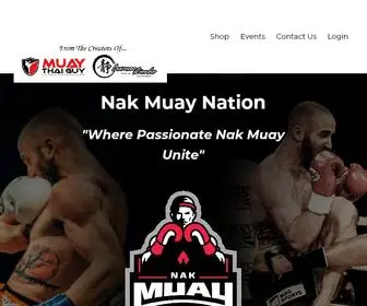 Nakmuaynation.com(Nak Muay Nation) Screenshot