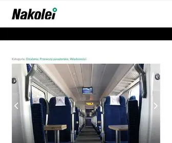 Nakolei.pl(Portal Kolejowy) Screenshot
