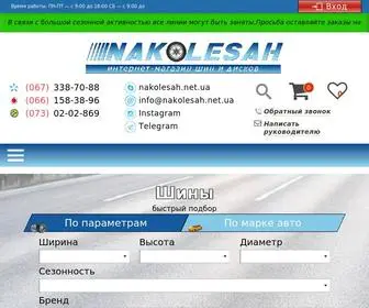 Nakolesah.net.ua(Купить качественные мотошины в интернет) Screenshot