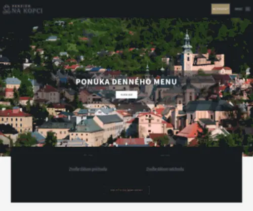 Nakopci.sk(Penzión v Banskej Štiavnici s výhľadom na centrum) Screenshot