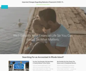 NakowiczFinancial.com(Nakowicz Financial Services) Screenshot