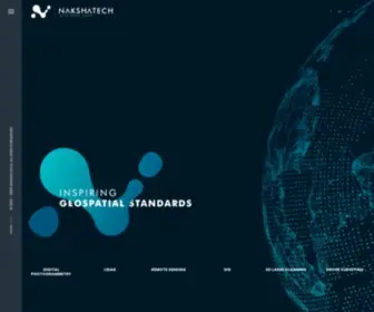 Nakshatech.com(GIS, LIDAR, Drone Surveying, Remote Sensor) Screenshot
