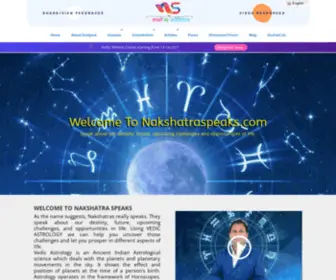 Nakshatraspeaks.com(Astrology) Screenshot