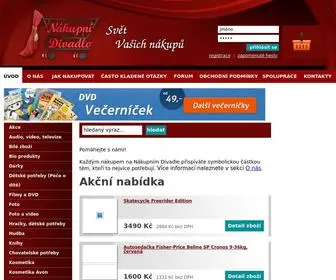 Nakupnidivadlo.cz(Vítejte) Screenshot