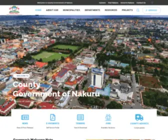 Nakuru.go.ke(County of Unlimited Opportunities) Screenshot