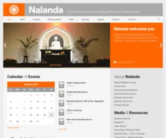 Nalanda.org.my(Holistic Education for Integral Human Development) Screenshot