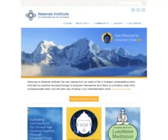 Nalandainstitute.org(Nalanda Institute) Screenshot