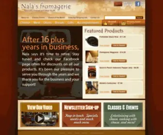 Nalascheese.com(Nala's fromagerie) Screenshot