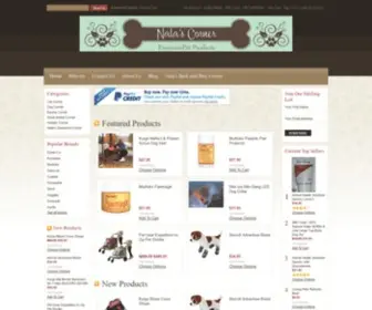 Nalascorner.com(Nala's Corner Premium Pet Products) Screenshot