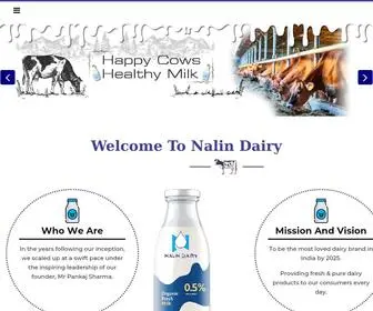 Nalindairy.com(Nalin Dairy) Screenshot