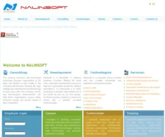 Nalinsoft.com(Software Development) Screenshot