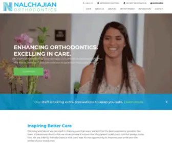 Nalortho.com(Nalchajian Orthodontics) Screenshot