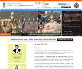 Nalsa.gov.in(National Legal Services Authority) Screenshot