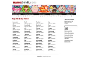 Nama-Namabayi.com(NAMA BAYI) Screenshot