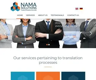 Nama-Solutions.com(Nama Solutions) Screenshot