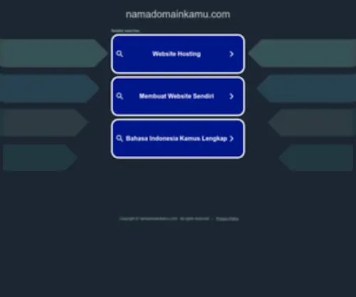 NamaDomainkamu.com(NamaDomainkamu) Screenshot