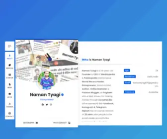 Namantyagi.com(Naman tyagi) Screenshot