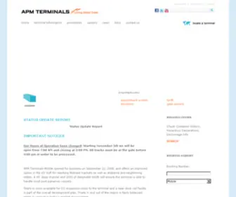 Namapmterminals.com(Mobile Container Terminal) Screenshot