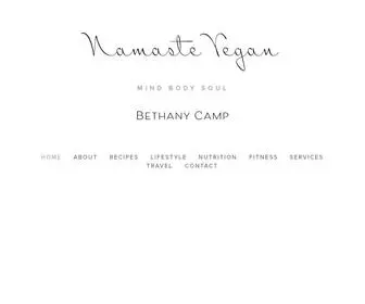 Namaste-Vegan.net(Namaste vegan) Screenshot