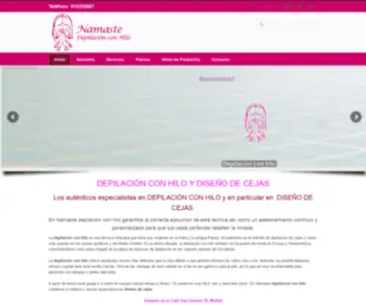 Namastedepilacionconhilo.com(Depilación) Screenshot