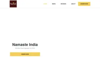 Namasteedgewater.com(Namaste India) Screenshot