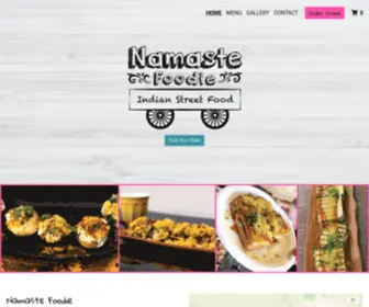 Namastefoodiemd.com(Namaste Foodie) Screenshot