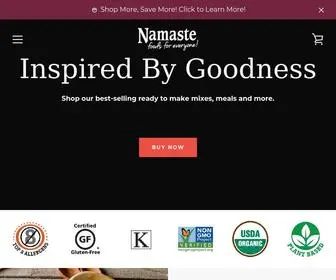 Namastefoods.com(Namaste Foods) Screenshot